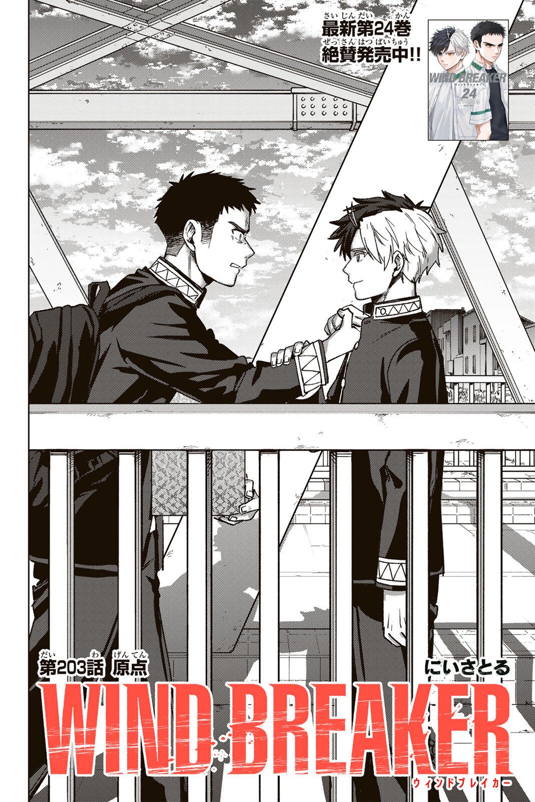 Windbreaker ウィンドブレイカー Wind Breaker (NII Satoru) Chap 203 - Next Chap 204