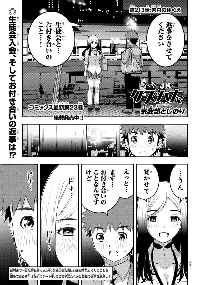 ヤンキーJKクズハナちゃん Chap 213 - Next Chap 214