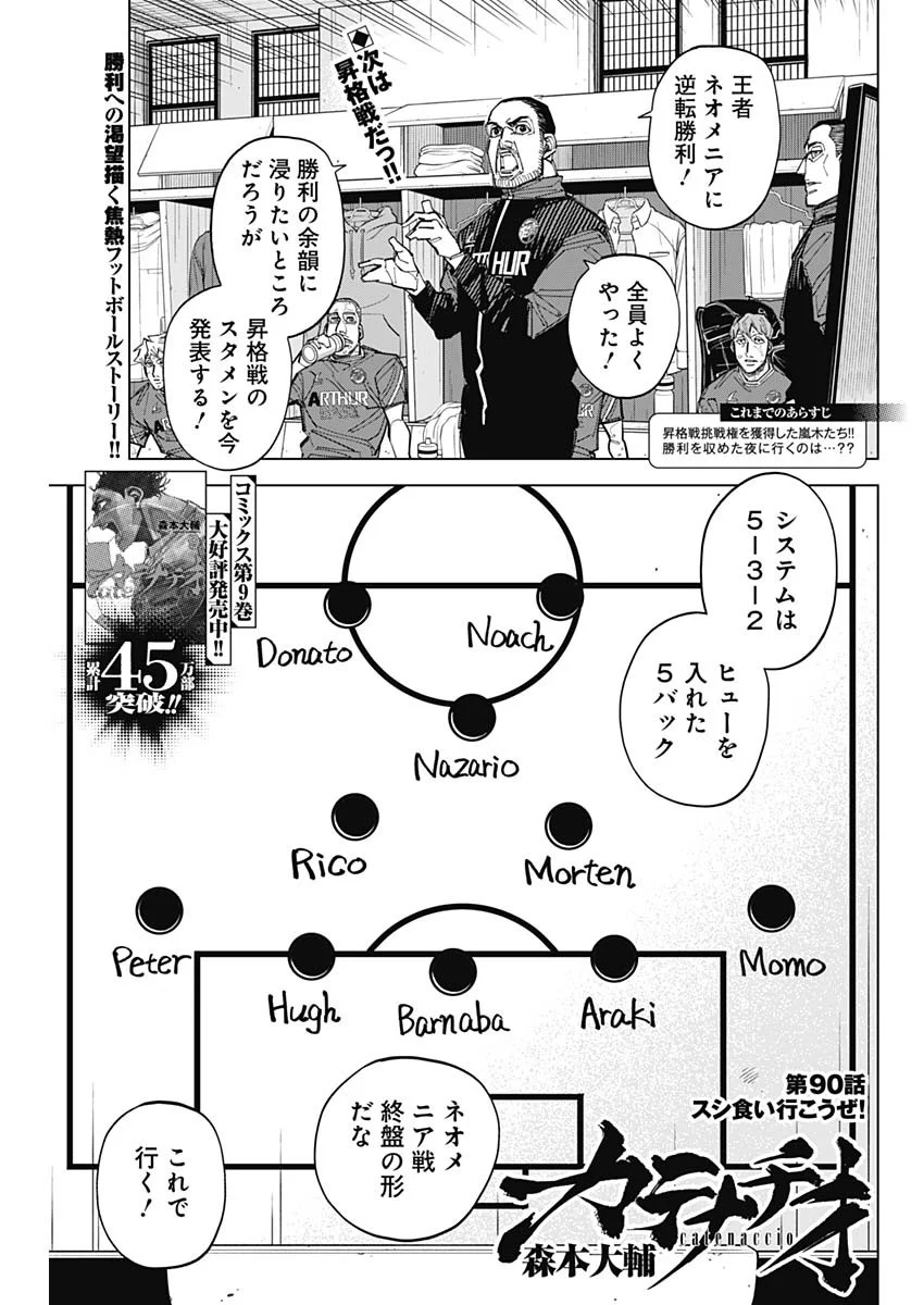 カテナチオ Chap 90 - Next Chap 91