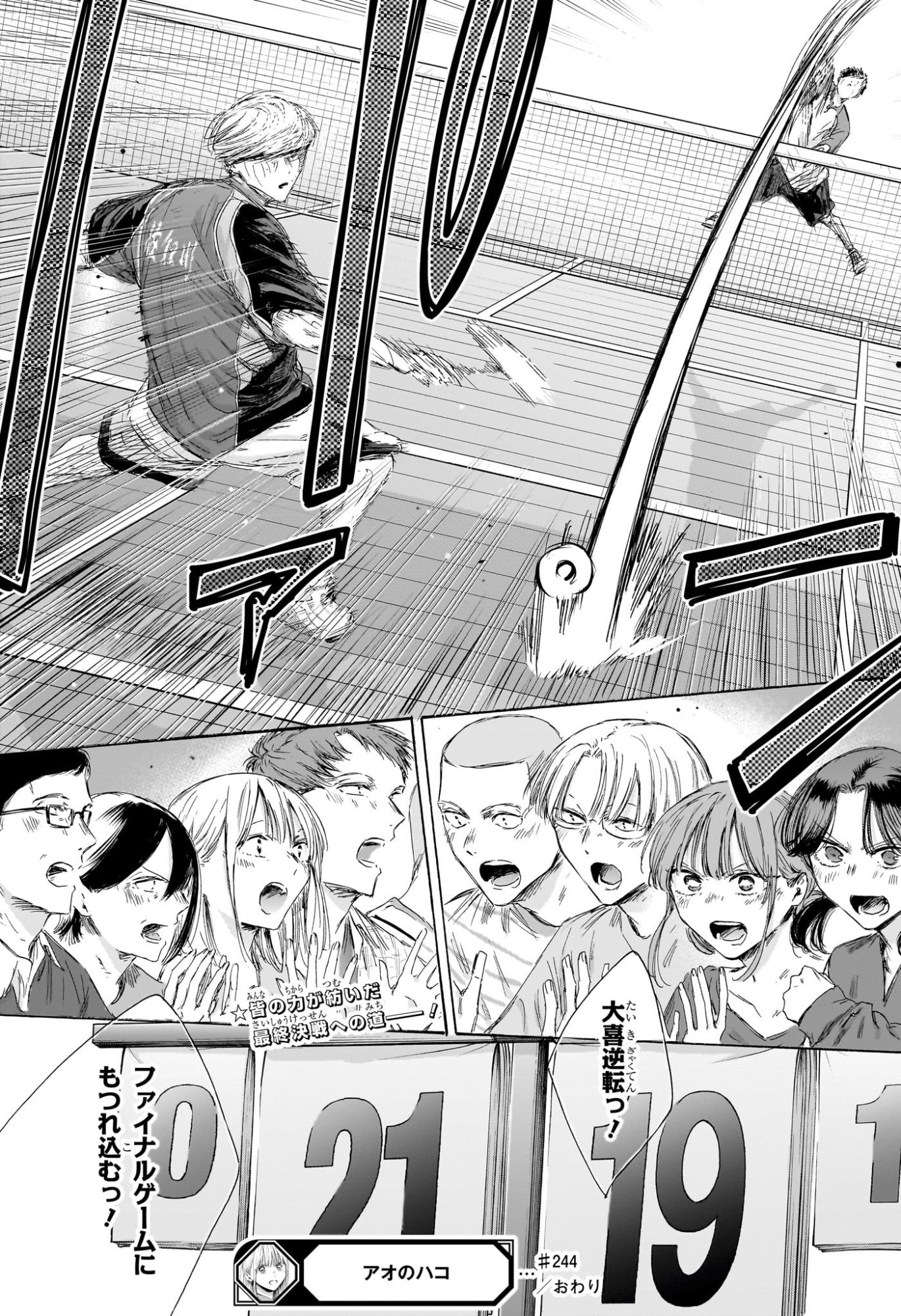 アオのハコ Chap 244 - Next Chap 245