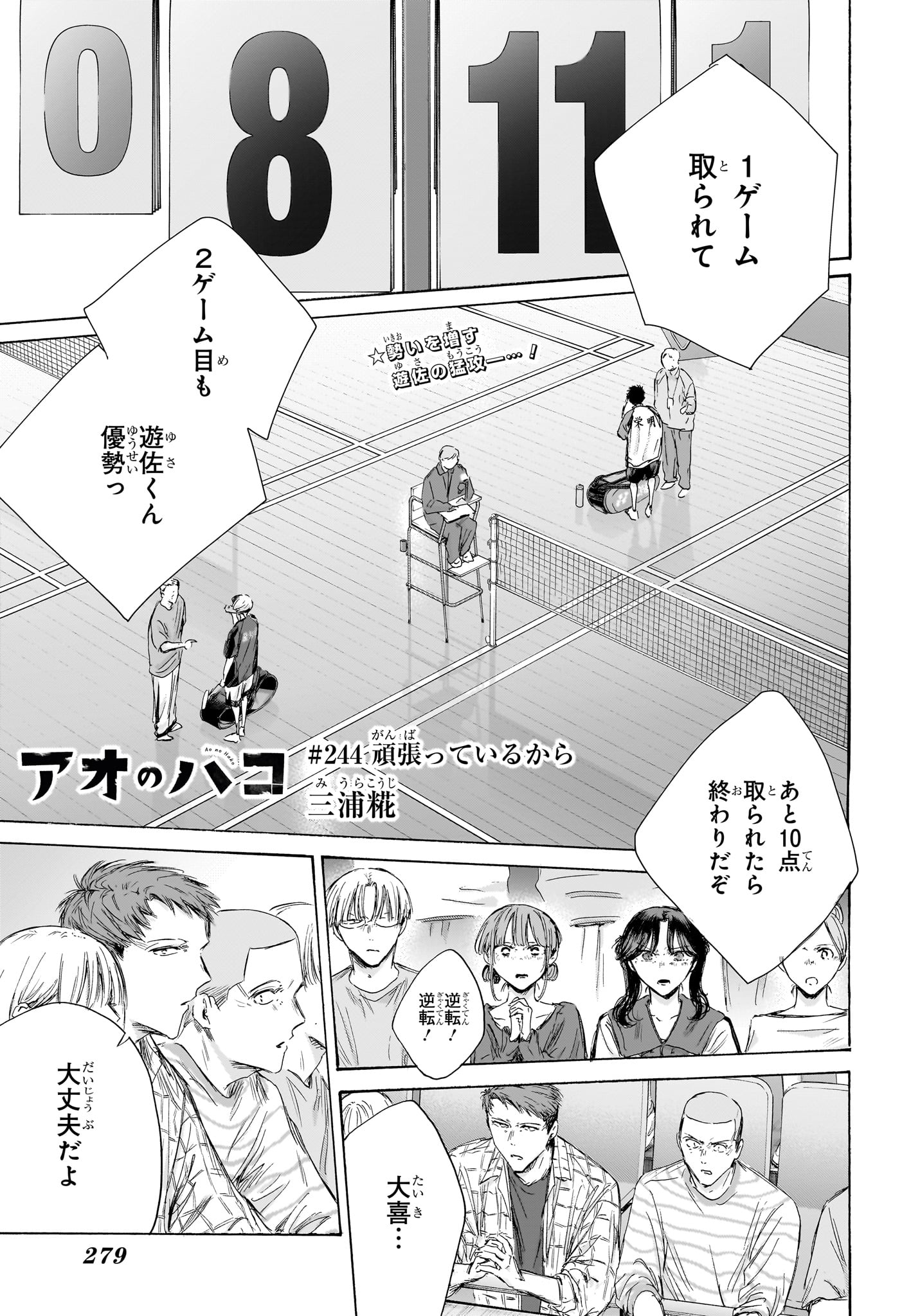 アオのハコ Chap 244 - Next Chap 245
