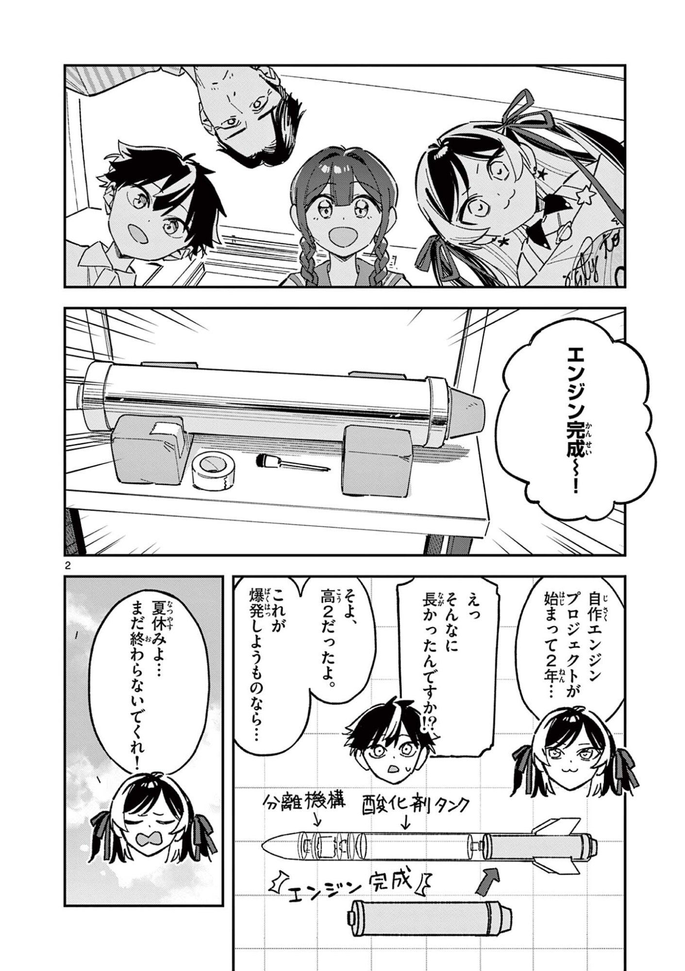Houkago, Bokura wa Uchuu ni Madou Chap 53 - Next Chap 54