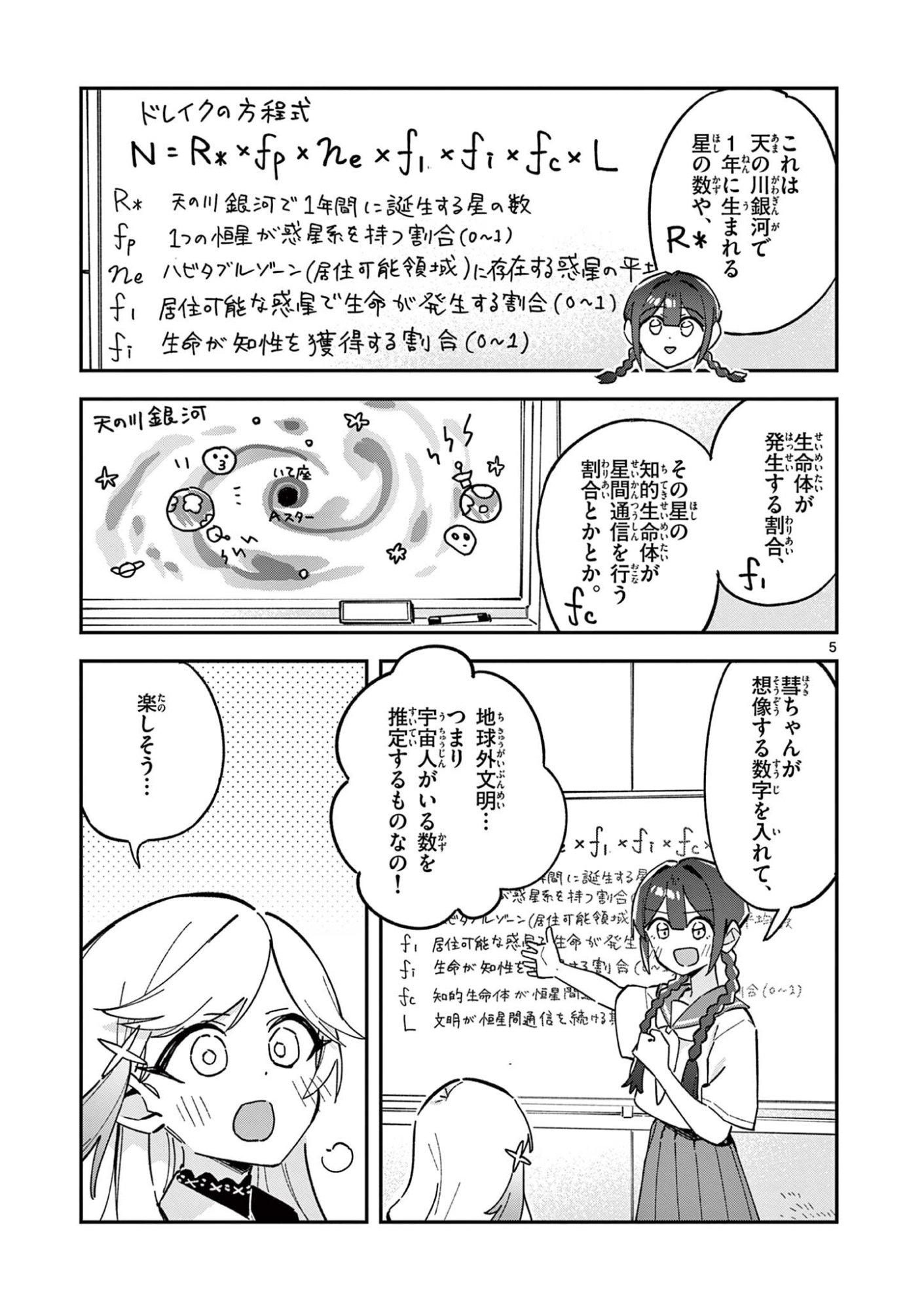 Houkago, Bokura wa Uchuu ni Madou Chap 52 - Next Chap 53