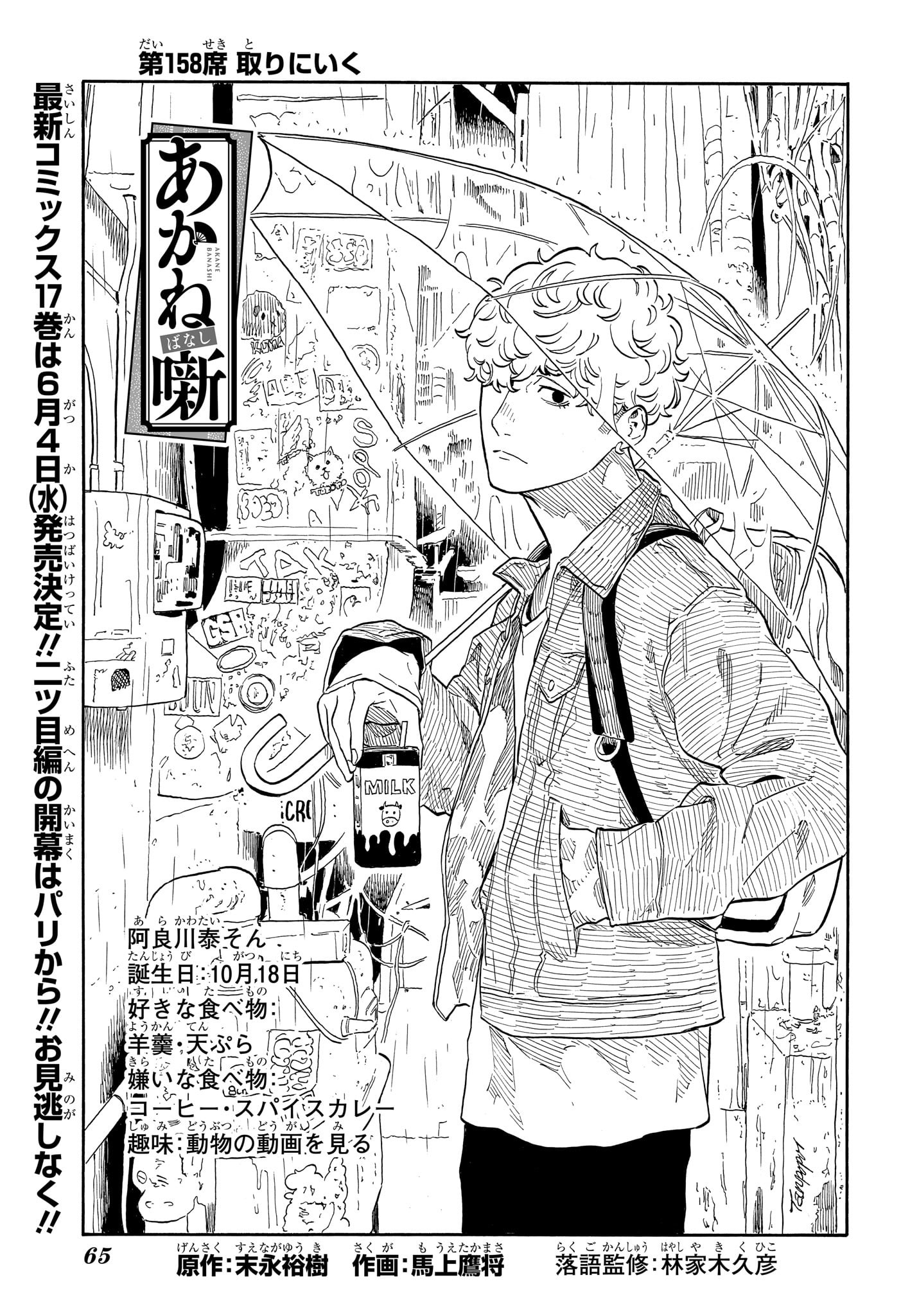 あかね噺 Chap 158 - Next Chap 159