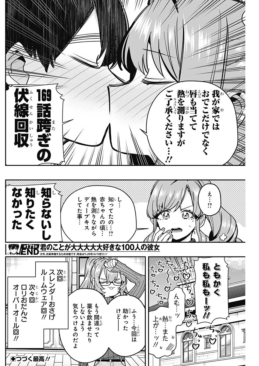 君のことが大大大大大好きな100人の彼女 Chap 171 - Next Chap 172