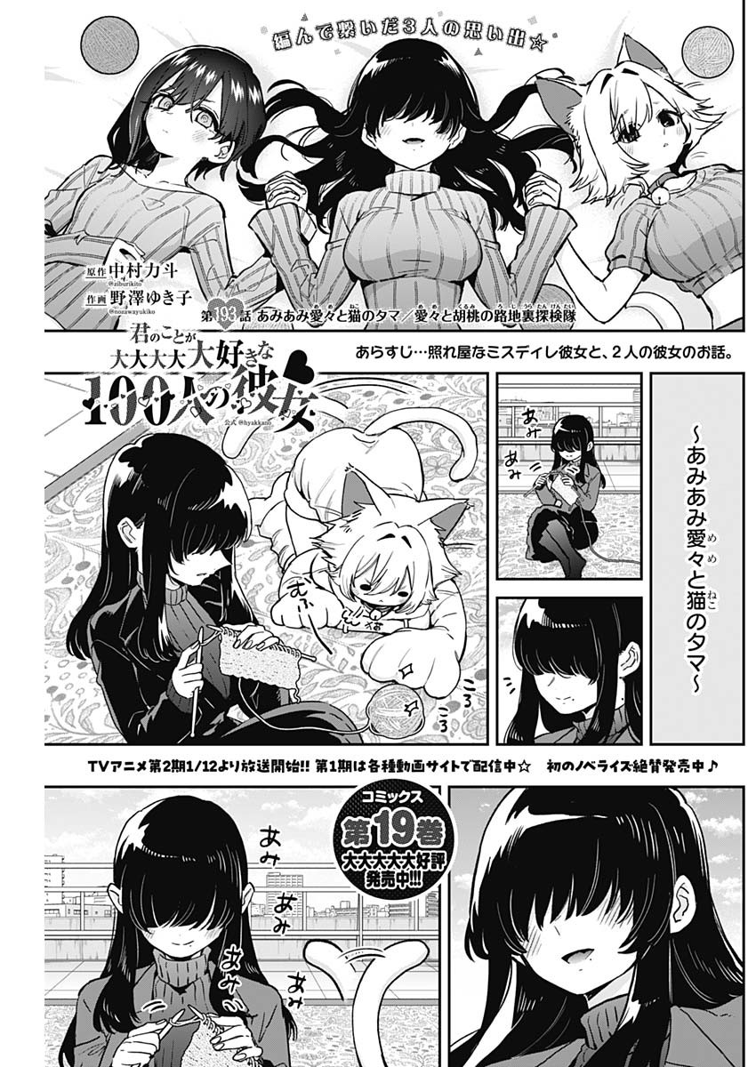 君のことが大大大大大好きな100人の彼女 Chap 193 - Next Chap 194