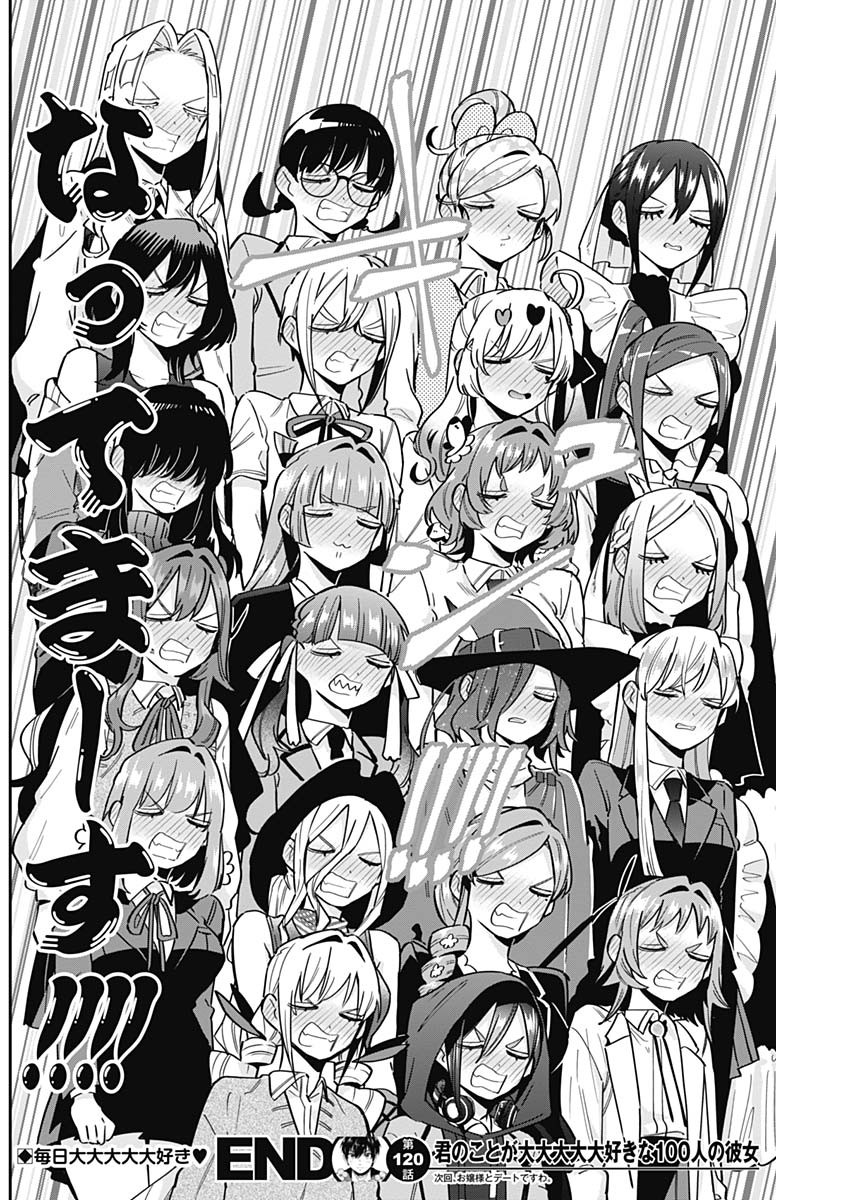 君のことが大大大大大好きな100人の彼女 Chap 120 - Next Chap 121