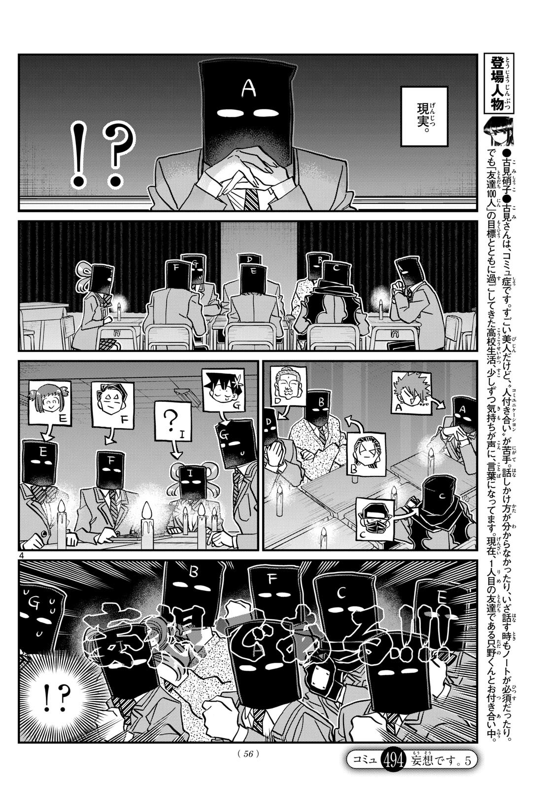 古見さんは、コミュ症です Chap 494 - Next Chap 495