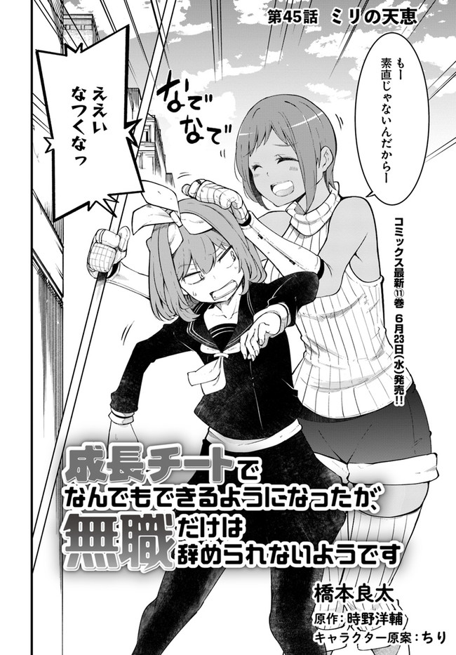 成長チートでなんでもできるようになったが、無職だけは辞められないようです Chap 45 - Next Chap 46