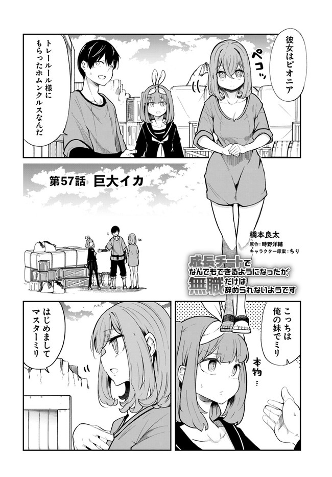 成長チートでなんでもできるようになったが、無職だけは辞められないようです Chap 57 - Next Chap 58