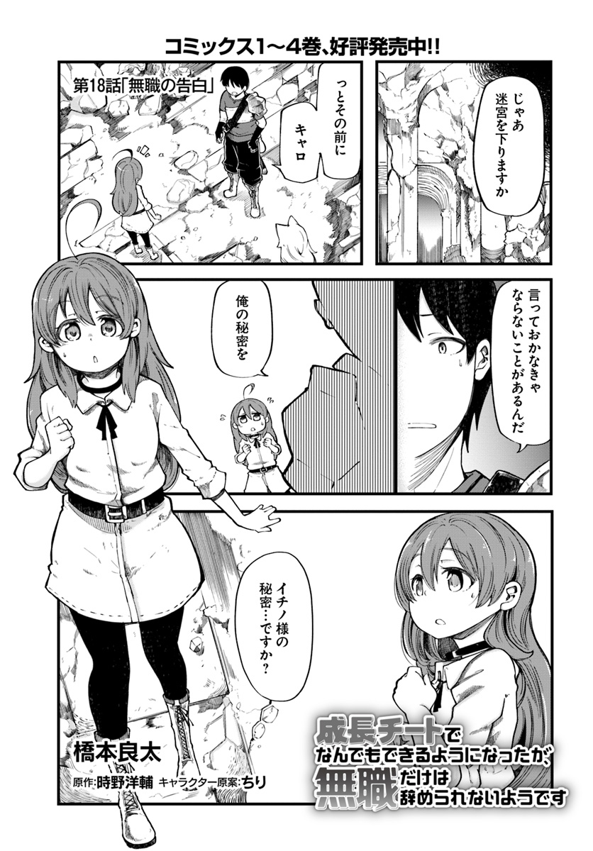 成長チートでなんでもできるようになったが、無職だけは辞められないようです Chap 18 - Next Chap 19