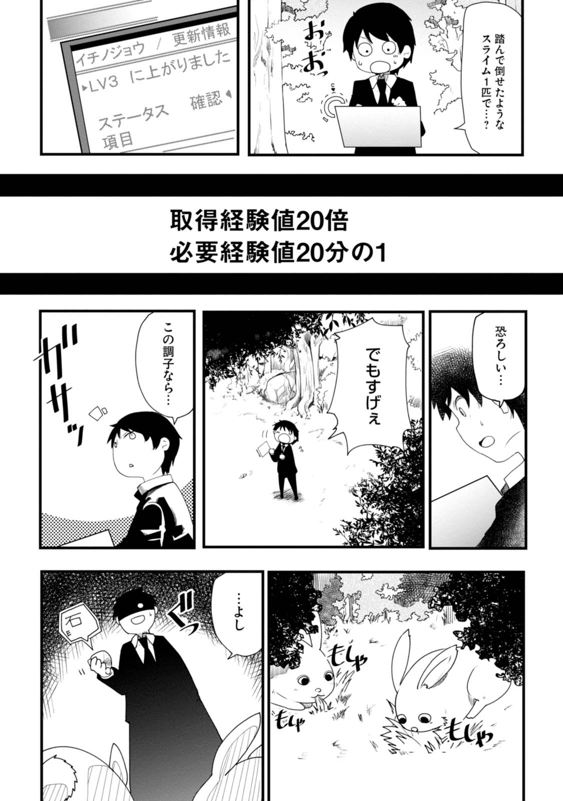 成長チートでなんでもできるようになったが、無職だけは辞められないようです Chap 1 - Next Chap 2