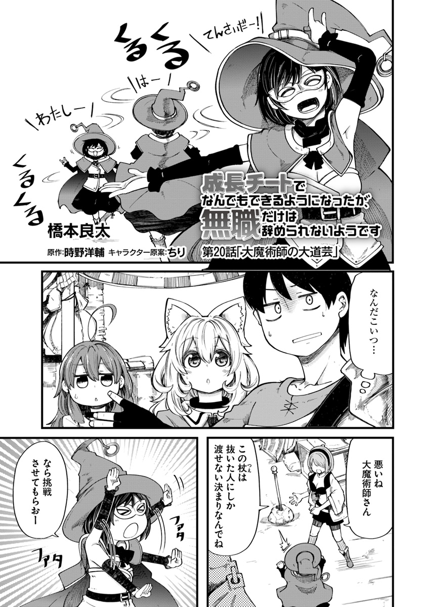 成長チートでなんでもできるようになったが、無職だけは辞められないようです Chap 20 - Next Chap 21