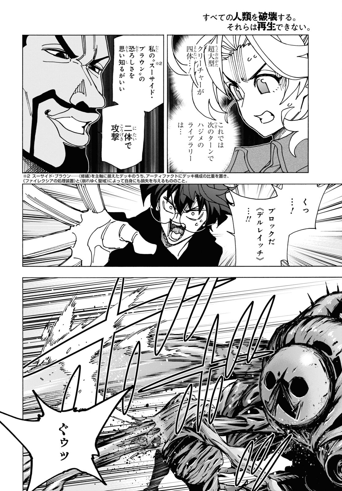 すべての人類を破壊する。それらは再生できない。 Chap 58 - Next Chap 59