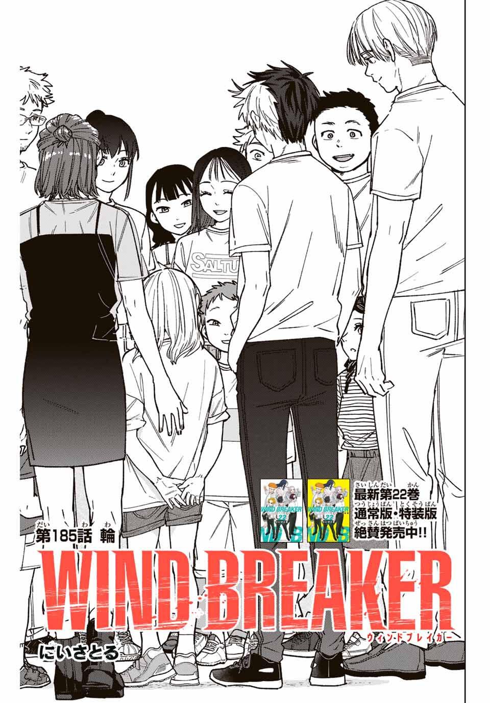 Windbreaker ウィンドブレイカー Wind Breaker (NII Satoru) Chap 185 - Next Chap 186