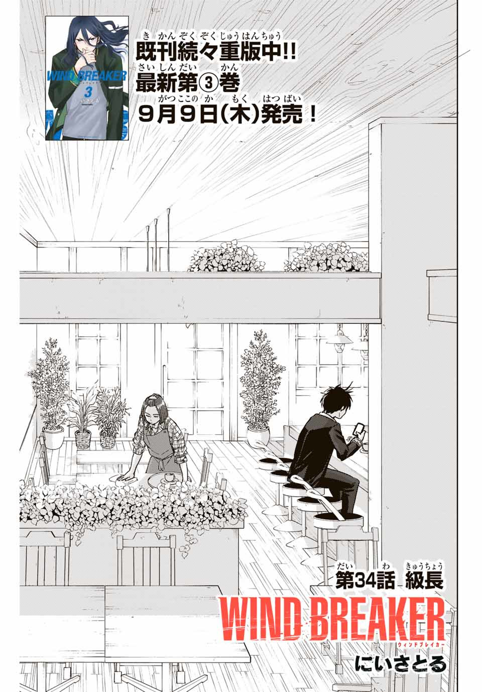 Windbreaker ウィンドブレイカー Wind Breaker (NII Satoru) Chap 34 - Next Chap 35