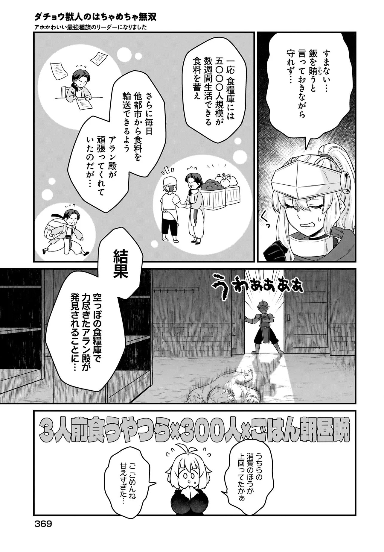 Dachou Juujin no Hachamecha Musou Ahokawaii Saikyou Shuzoku no Leader ni Narimashita Chap 13.1 - Next Chap 14.1
