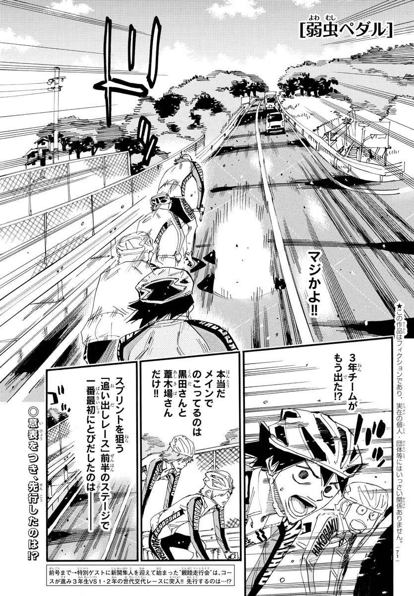 弱虫ペダル Chap 664 - Next Chap 665