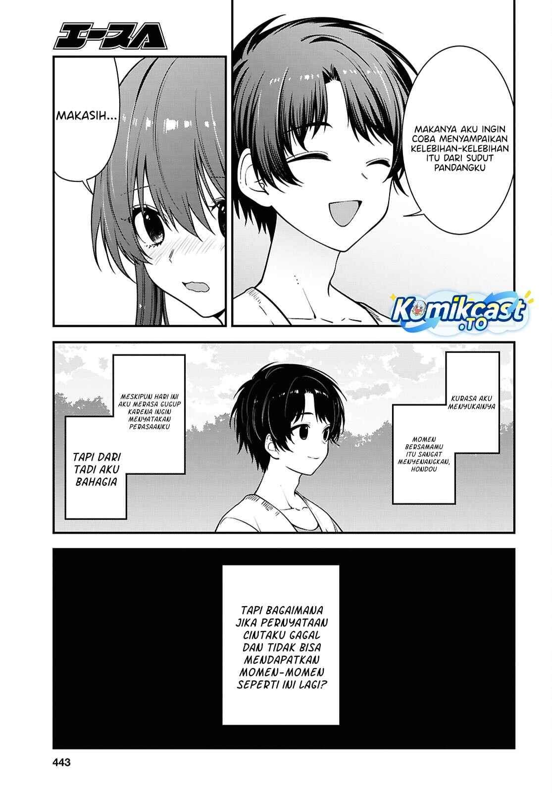 Tonari no Seki no Yankee Shimizu-san ga Kami o Kuroku Sometekita Chap 21 - Next Chap 22