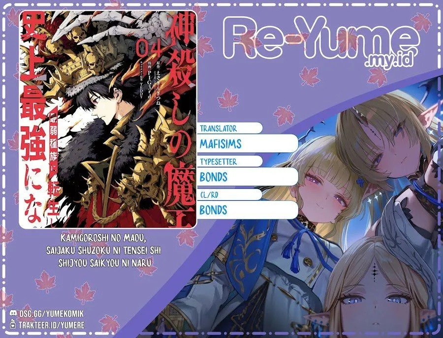 Kamigoroshi no Maou Saijyaku Shuzoku ni Tensei shi Shijyou Saikyou ni naru Chap 15 - Next Chap 16
