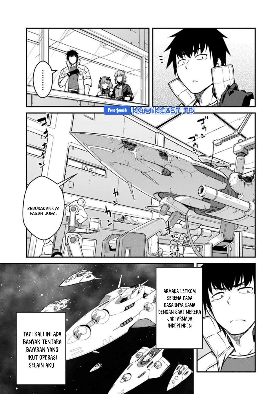 Mezametara Saikyou Soubi to Uchuusen-mochi Datta no de, Ikkodate Mezashite Youhei Toshite Jiyuu ni Ikitai Chap 55.1 - Next Chap 56.1