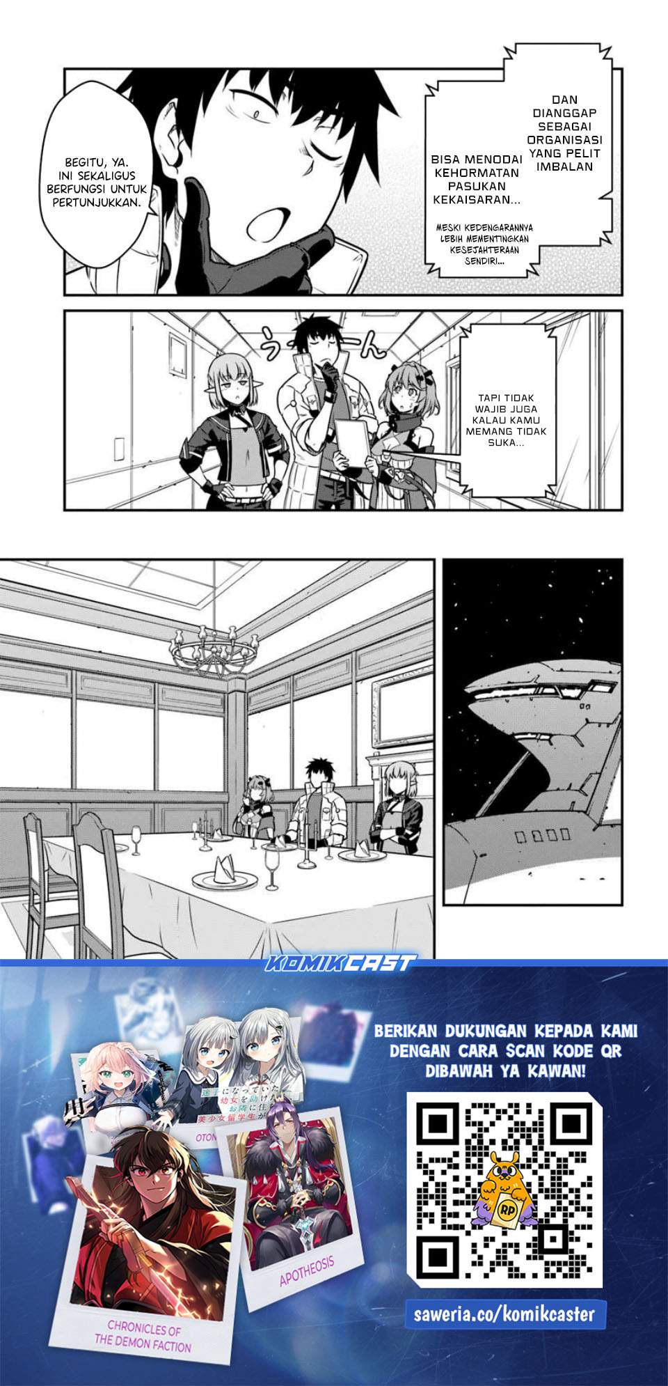 Mezametara Saikyou Soubi to Uchuusen-mochi Datta no de, Ikkodate Mezashite Youhei Toshite Jiyuu ni Ikitai Chap 55.1 - Next Chap 56.1