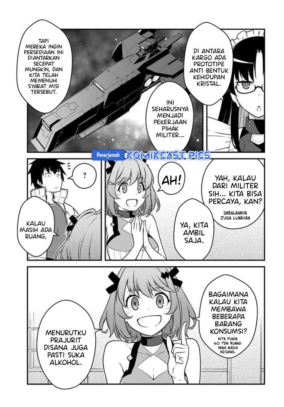 Mezametara Saikyou Soubi to Uchuusen-mochi Datta no de, Ikkodate Mezashite Youhei Toshite Jiyuu ni Ikitai Chap 50.2 - Next Chap 51.2