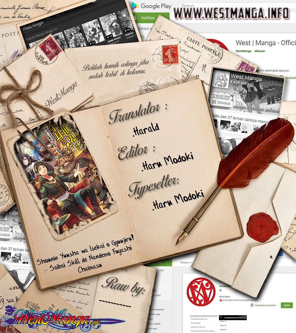 Shounin Yuusha wa Isekai wo Gyuujiru! Chap 4 - Next Chap 5