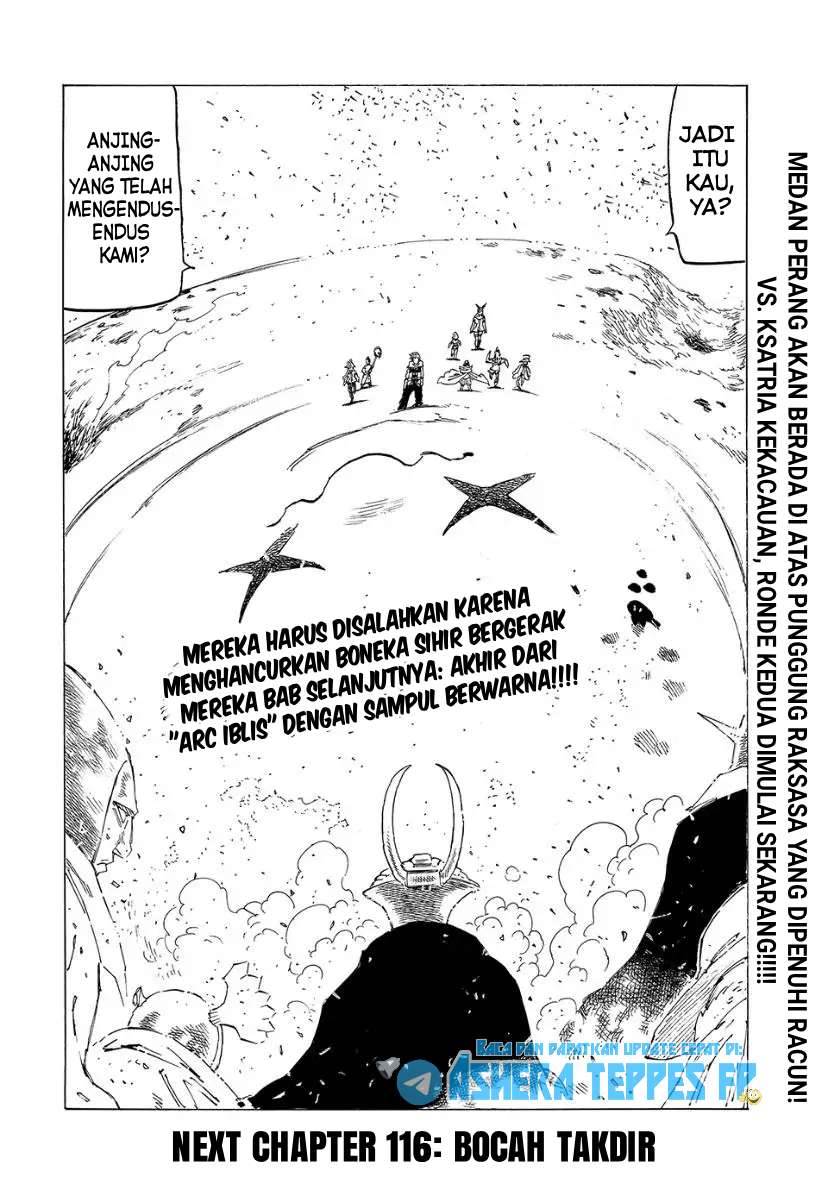 Mokushiroku no Yonkishi Chap 115 - Next Chap 116
