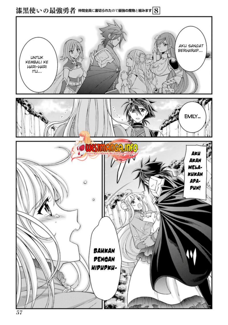 Shikkoku Tsukai no Saikyo Yusha Nakama Zen’in ni Uragira Retanode Saikyo no Mamono Chap 39 - Next Chap 40