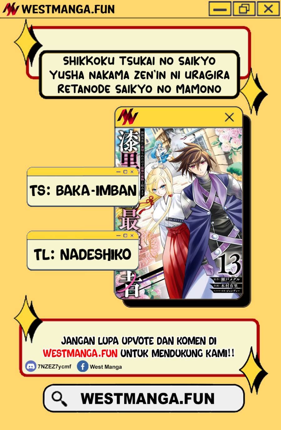 Shikkoku Tsukai no Saikyo Yusha Nakama Zen’in ni Uragira Retanode Saikyo no Mamono Chap 87 - Next Chap 88