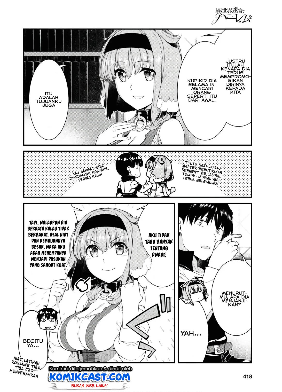 Isekai Meikyuu de Harem o Chap 38 - Next Chap 39
