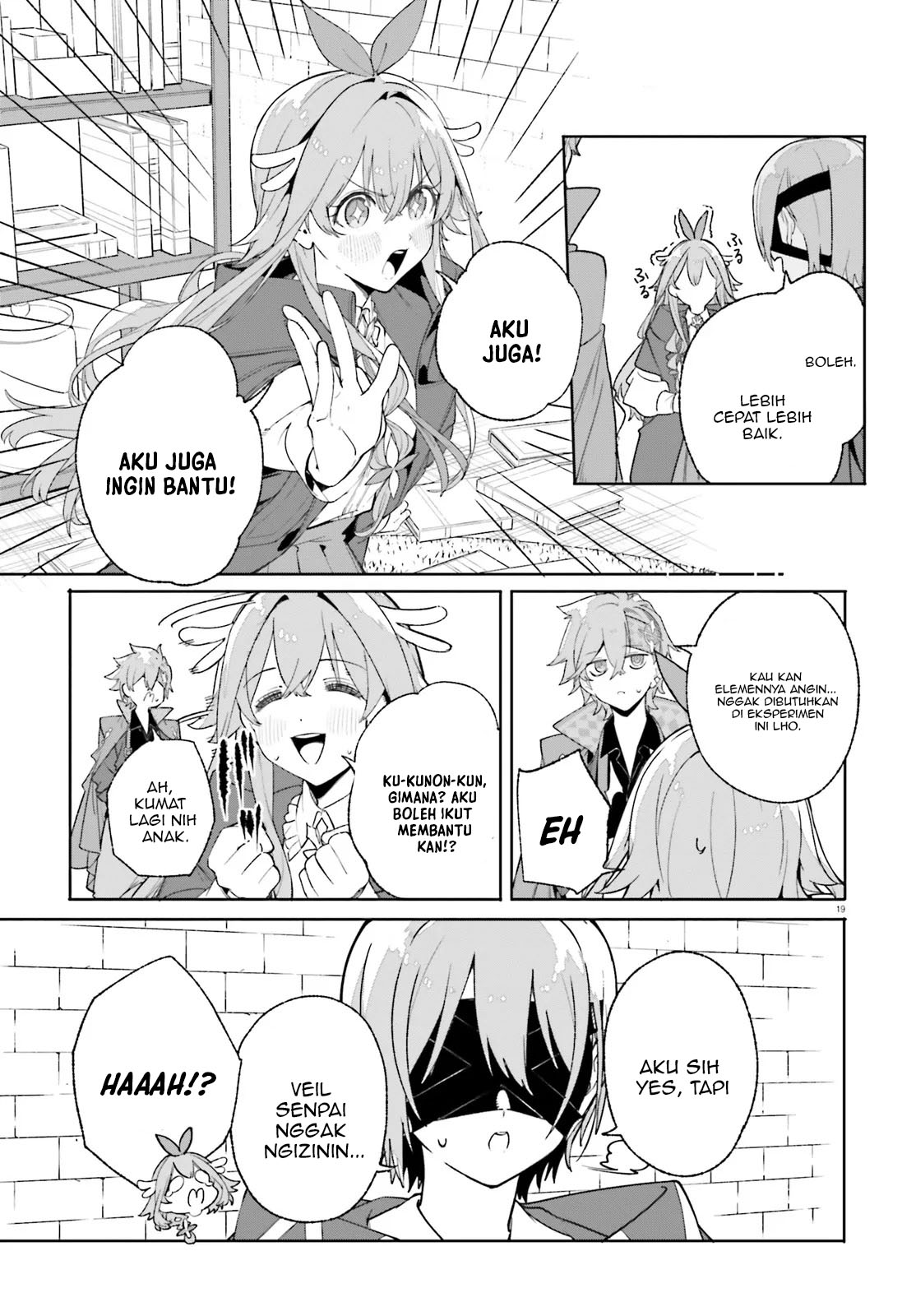 Majutsushi Kunon wa Miete Iru Chap 26.2 - Next Chap 27.2