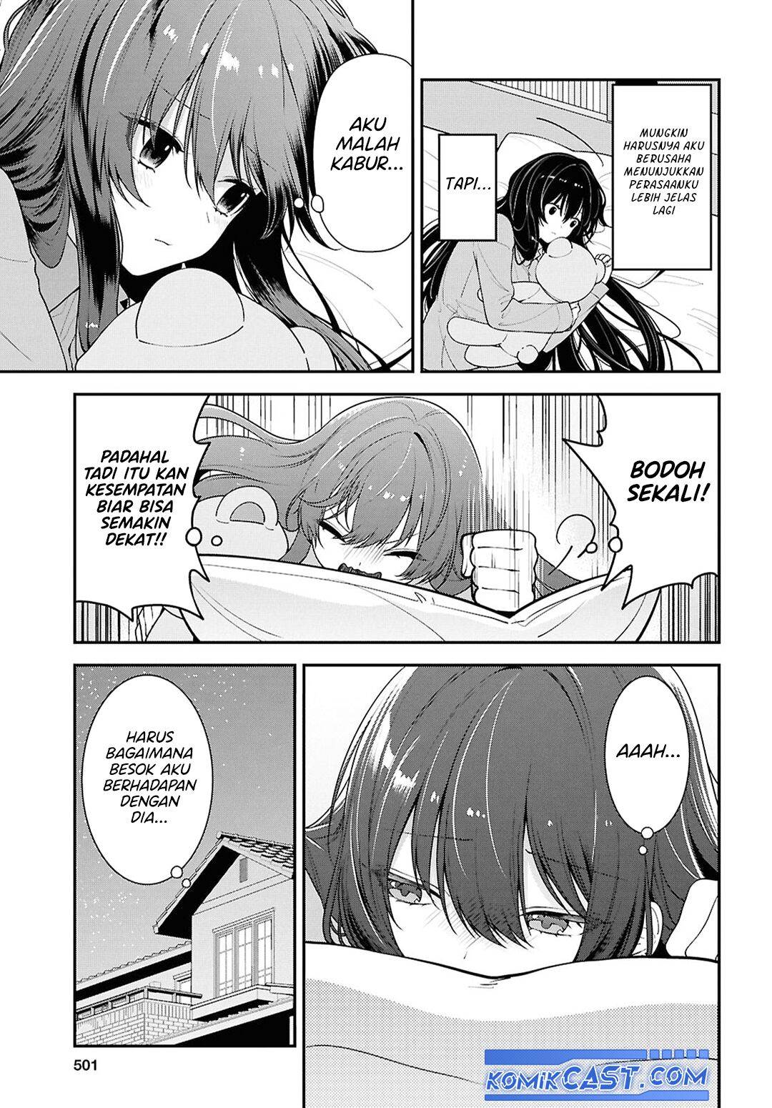 Tonari no Seki no Yankee Shimizu-san ga Kami o Kuroku Sometekita Chap 9 - Next Chap 10