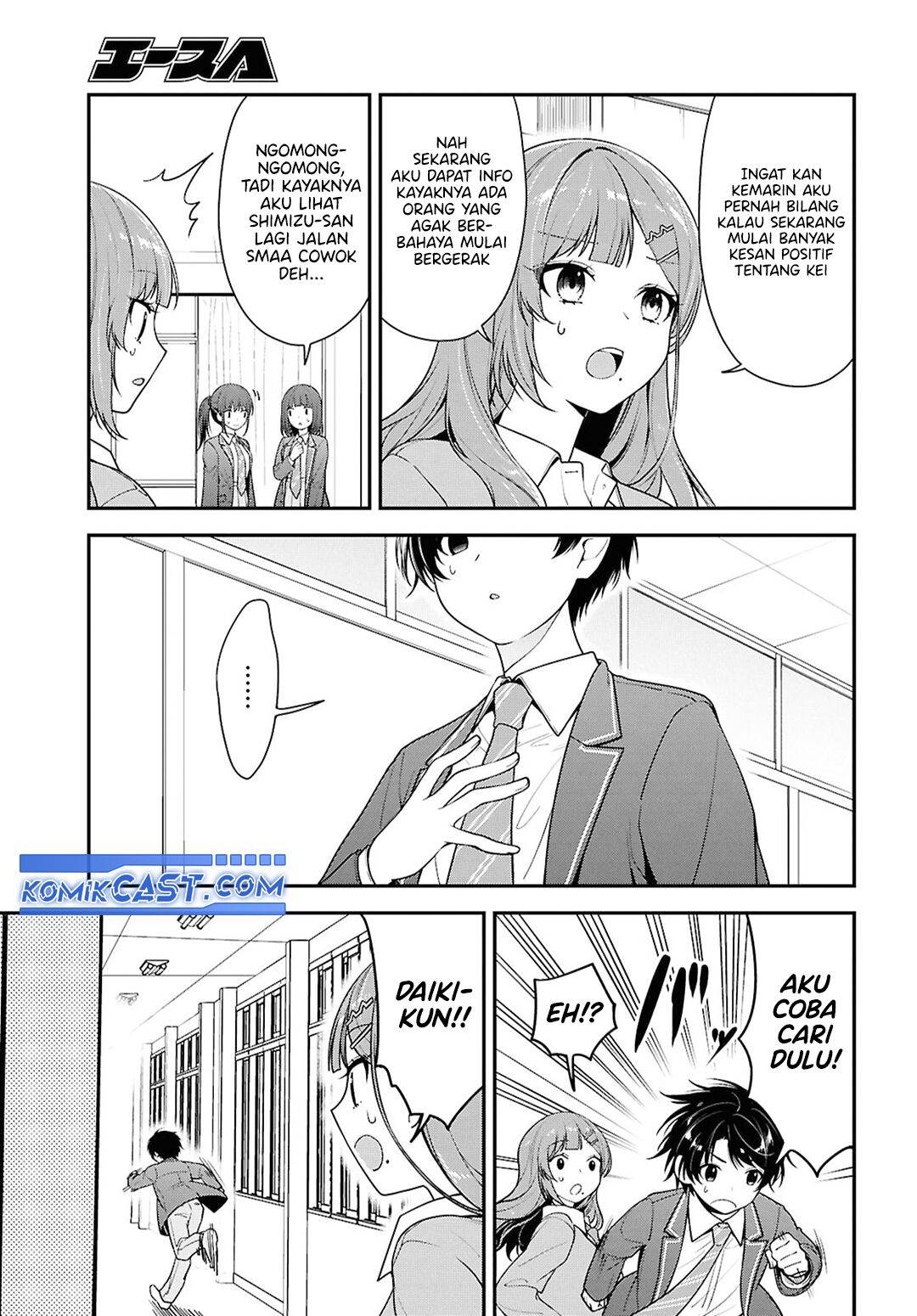 Tonari no Seki no Yankee Shimizu-san ga Kami o Kuroku Sometekita Chap 9 - Next Chap 10