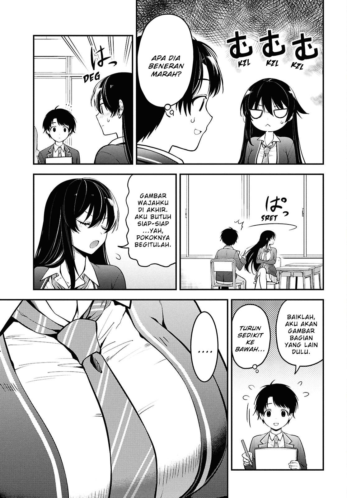 Tonari no Seki no Yankee Shimizu-san ga Kami o Kuroku Sometekita Chap 1 - Next Chap 2