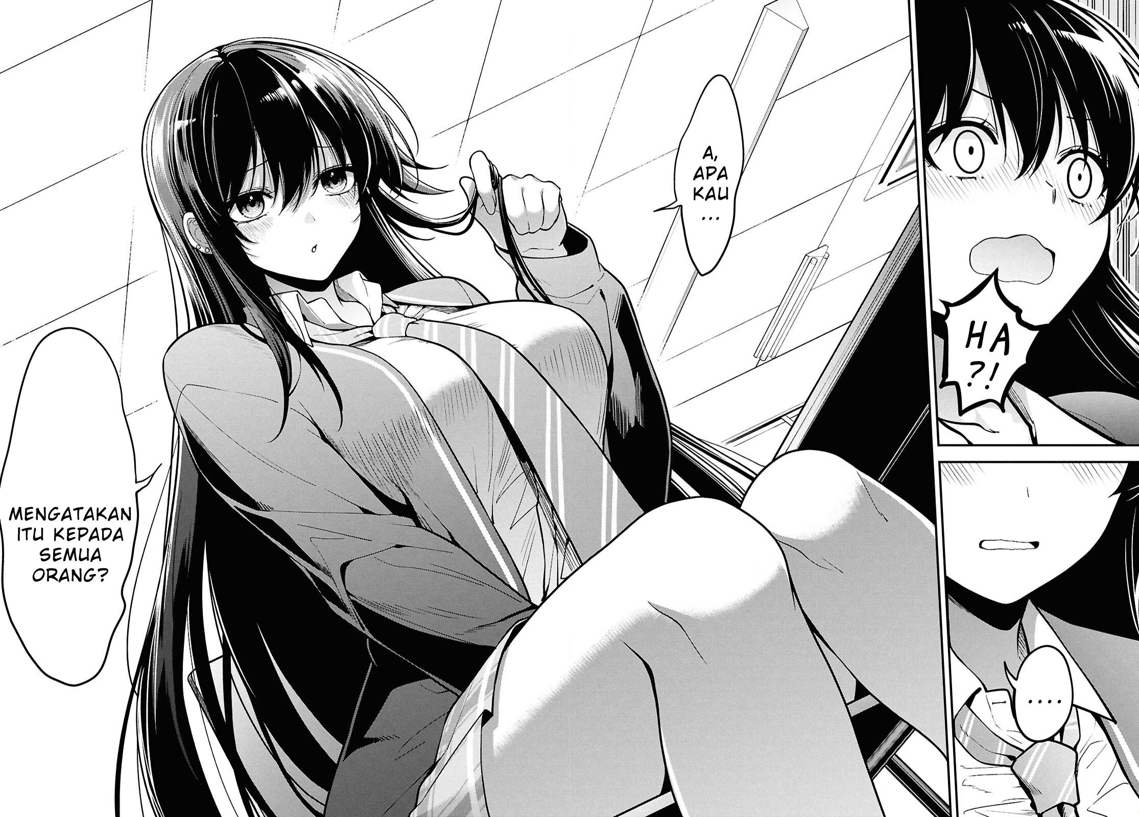 Tonari no Seki no Yankee Shimizu-san ga Kami o Kuroku Sometekita Chap 1 - Next Chap 2