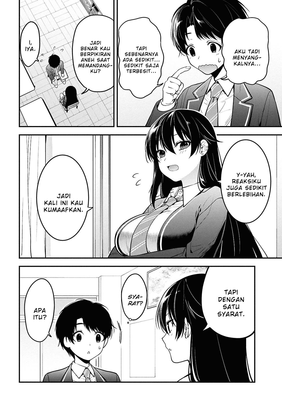 Tonari no Seki no Yankee Shimizu-san ga Kami o Kuroku Sometekita Chap 1 - Next Chap 2