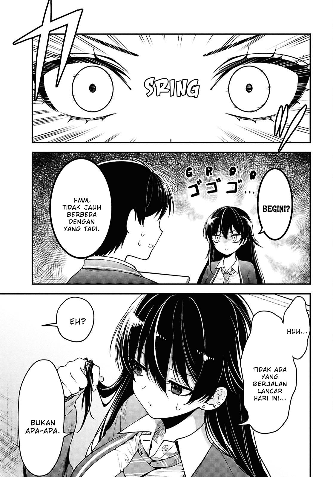 Tonari no Seki no Yankee Shimizu-san ga Kami o Kuroku Sometekita Chap 1 - Next Chap 2