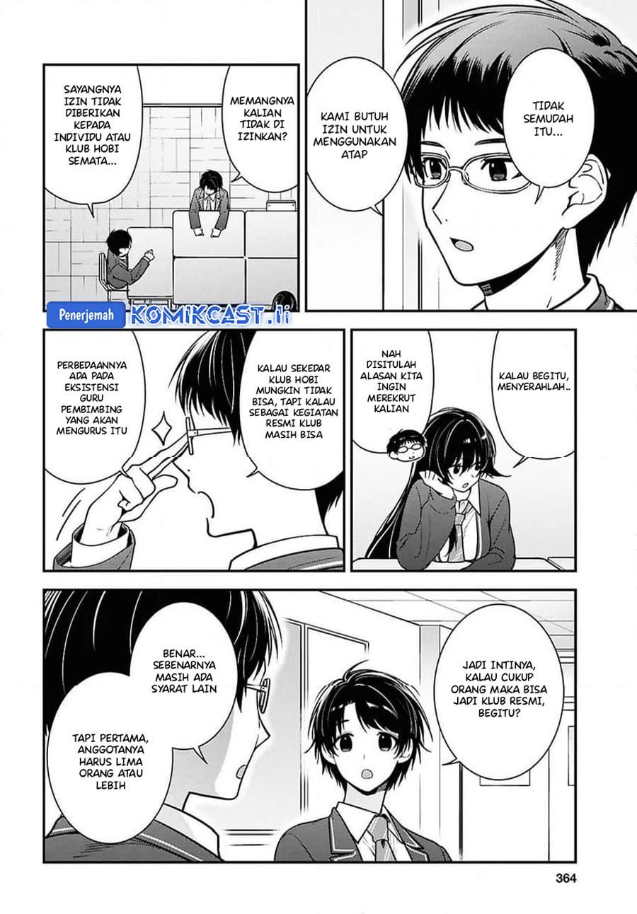 Tonari no Seki no Yankee Shimizu-san ga Kami o Kuroku Sometekita Chap 10 - Next Chap 11