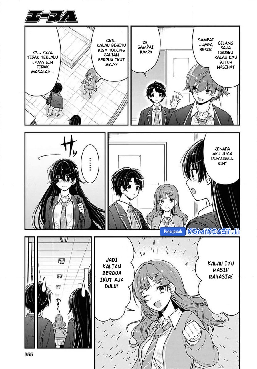 Tonari no Seki no Yankee Shimizu-san ga Kami o Kuroku Sometekita Chap 10 - Next Chap 11