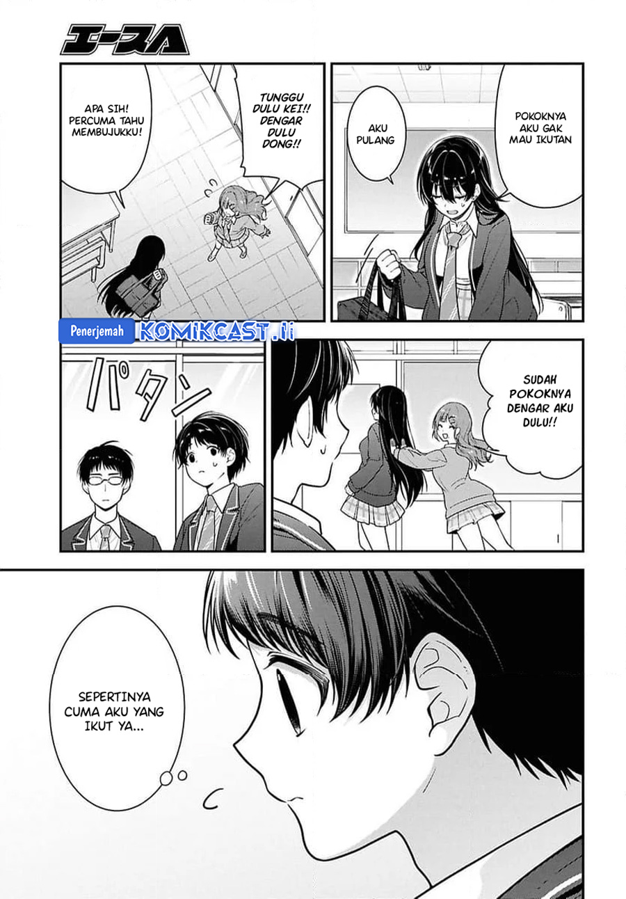 Tonari no Seki no Yankee Shimizu-san ga Kami o Kuroku Sometekita Chap 10 - Next Chap 11
