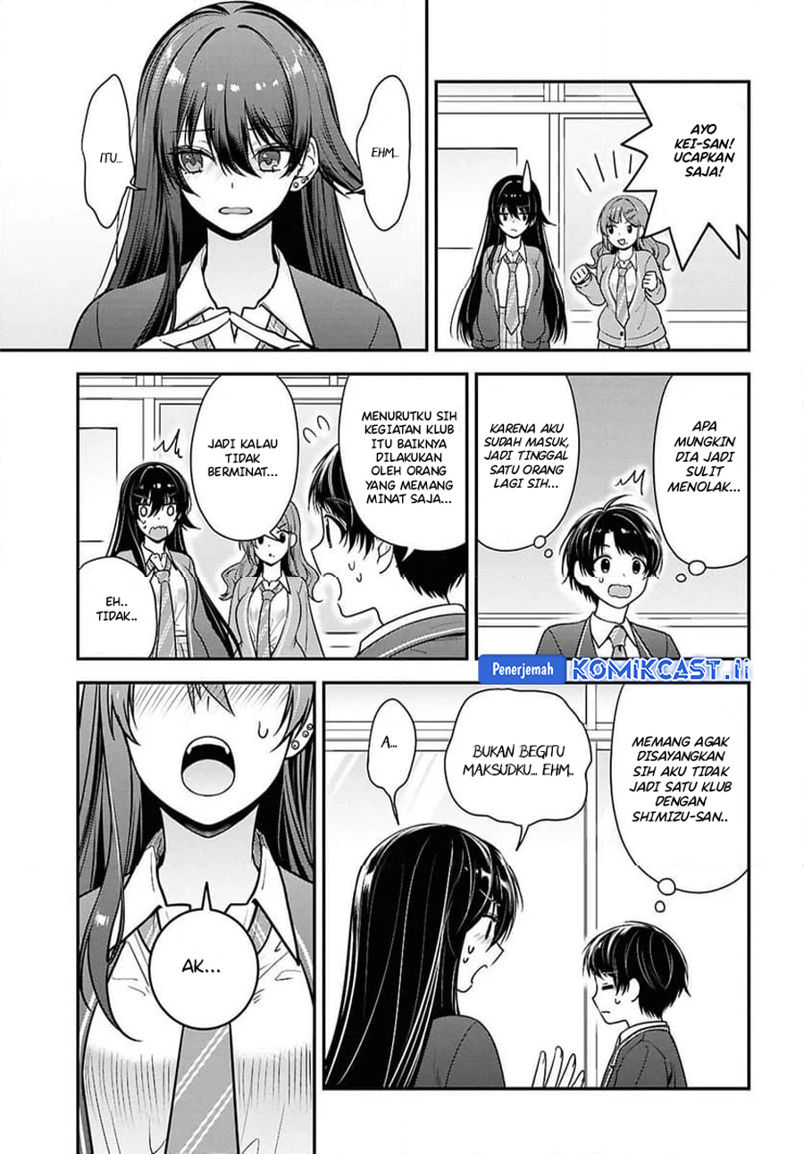 Tonari no Seki no Yankee Shimizu-san ga Kami o Kuroku Sometekita Chap 10 - Next Chap 11