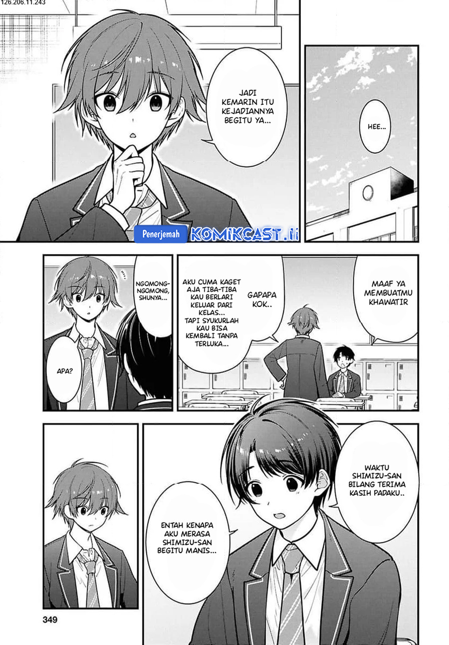 Tonari no Seki no Yankee Shimizu-san ga Kami o Kuroku Sometekita Chap 10 - Next Chap 11