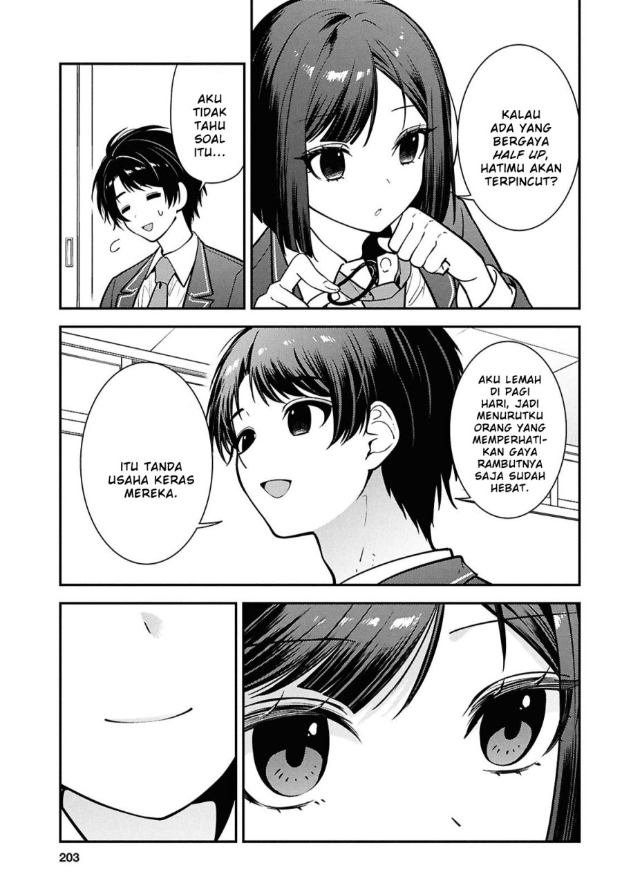 Tonari no Seki no Yankee Shimizu-san ga Kami o Kuroku Sometekita Chap 11 - Next Chap 12