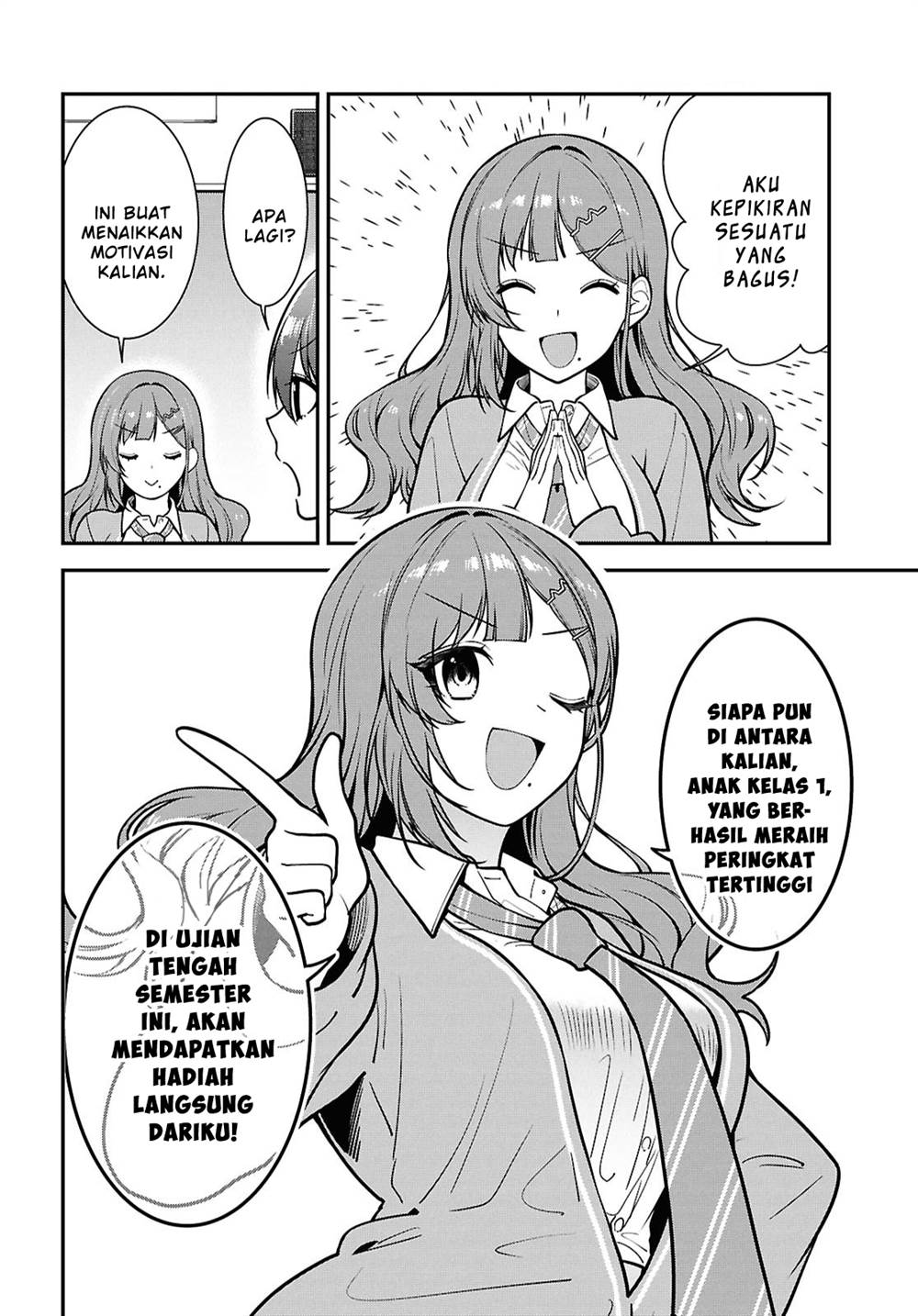 Tonari no Seki no Yankee Shimizu-san ga Kami o Kuroku Sometekita Chap 12 - Next Chap 13