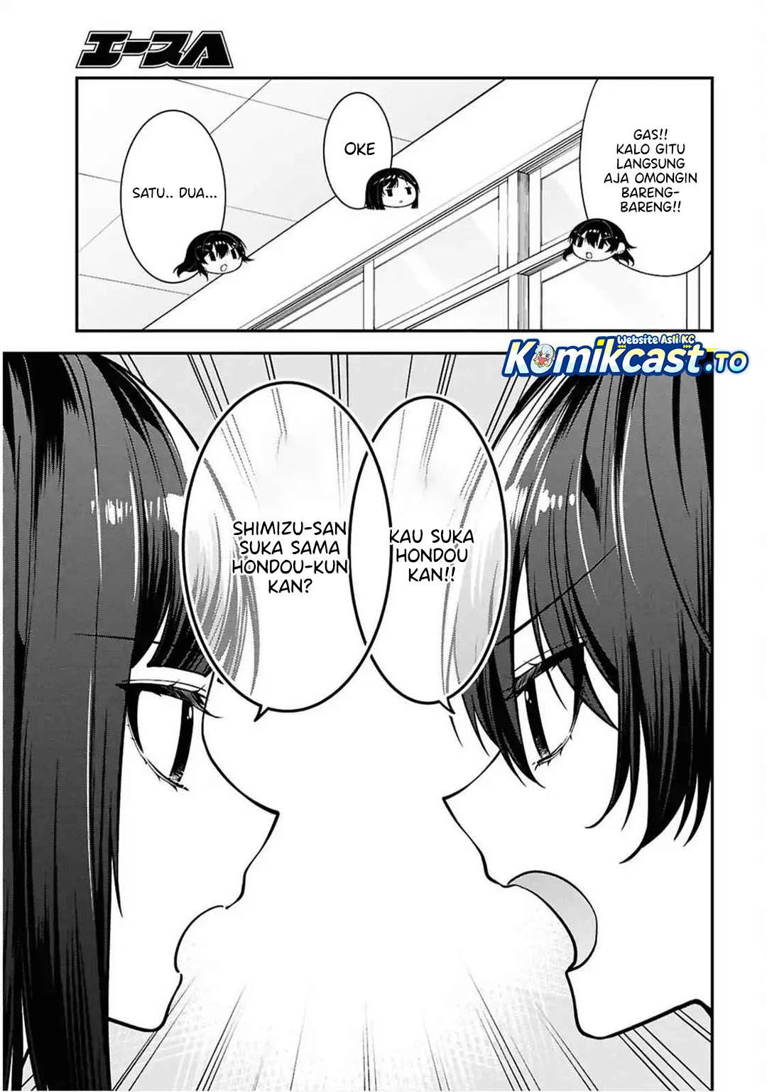 Tonari no Seki no Yankee Shimizu-san ga Kami o Kuroku Sometekita Chap 13 - Next Chap 14