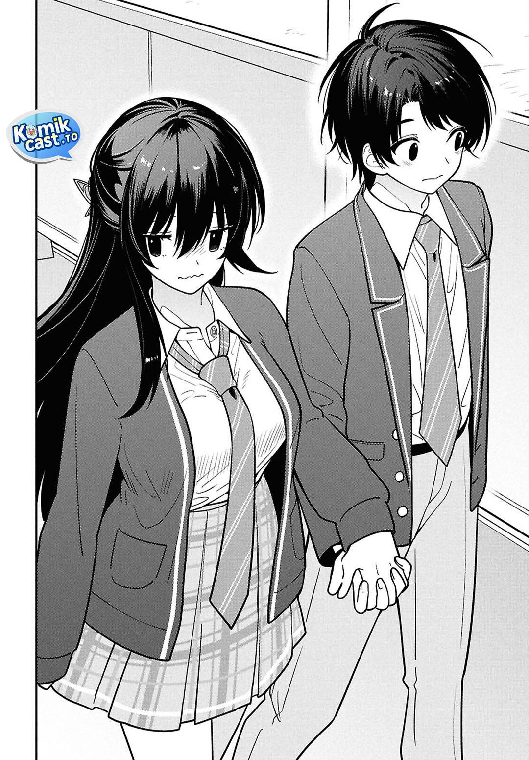 Tonari no Seki no Yankee Shimizu-san ga Kami o Kuroku Sometekita Chap 14 - Next Chap 15