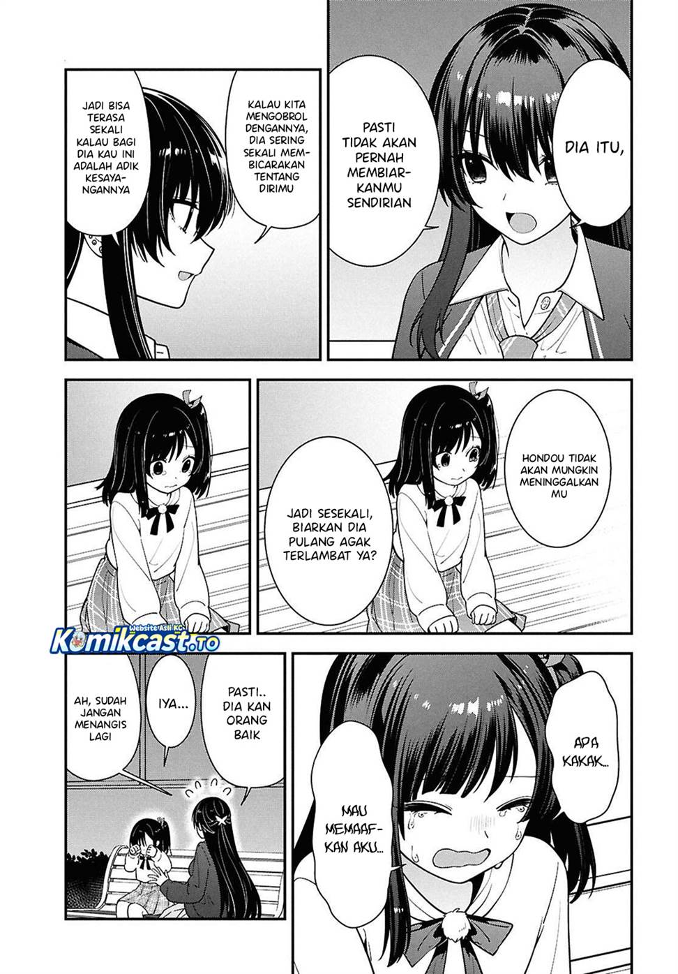 Tonari no Seki no Yankee Shimizu-san ga Kami o Kuroku Sometekita Chap 15 - Next Chap 16