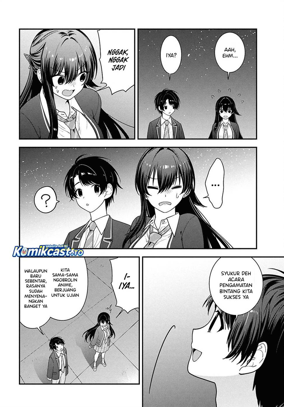 Tonari no Seki no Yankee Shimizu-san ga Kami o Kuroku Sometekita Chap 15 - Next Chap 16